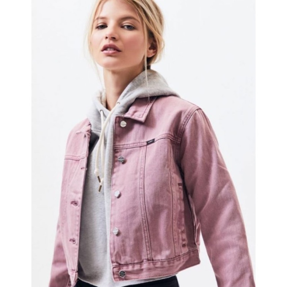 Obey mauve jean jacket
